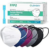 JOYSKY Mascarillas FFP2 Faciales Desechables FFP2- 50pcs Mascarilla de Protección de 5 Capas- Mascara de Filtración…